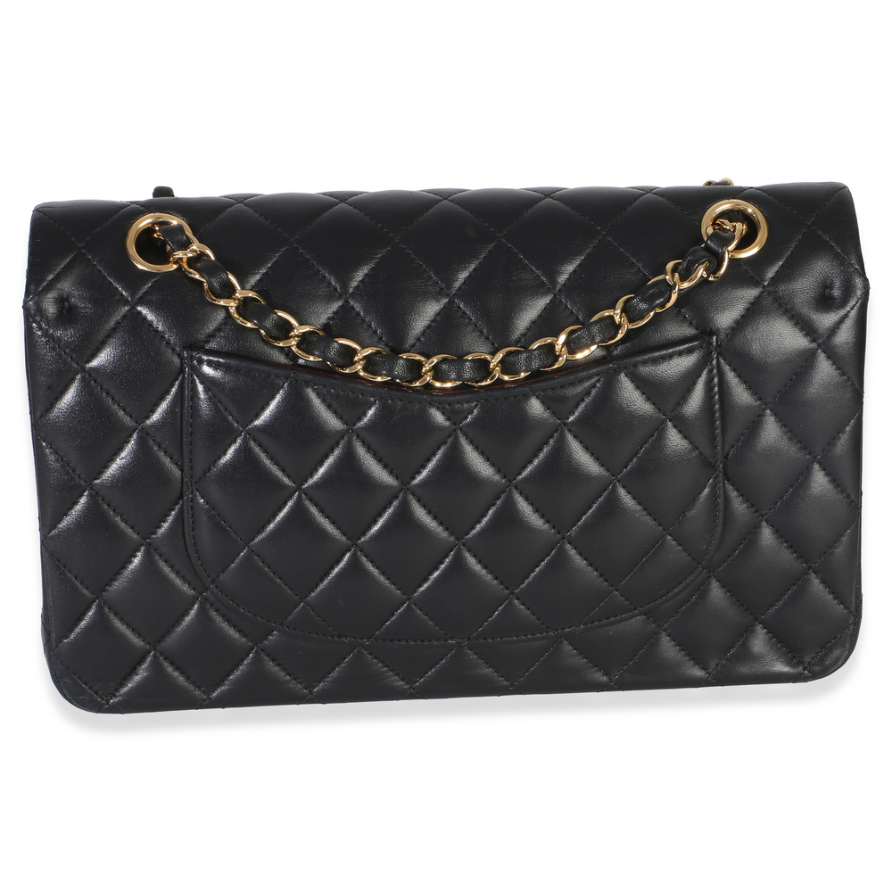 Chanel Black Quilted Lambskin Medium Classic Double Flap Bag - Picture 2 of 8